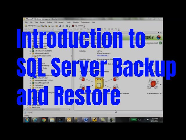 Introduction to SQL Server Database Backup and Restore