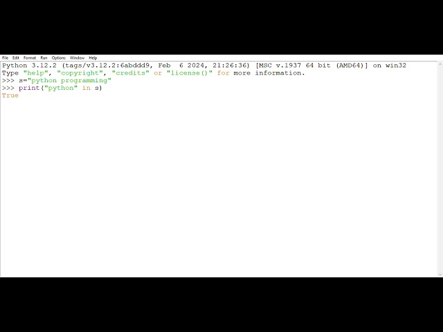 Python program : WAP to check string is a substring or not 