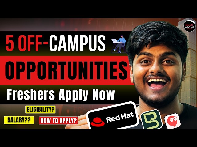 🚀 5 Software Engineer Jobs & Internships | Red-Hat | React Native | Full Stack | Freshers Apply Now