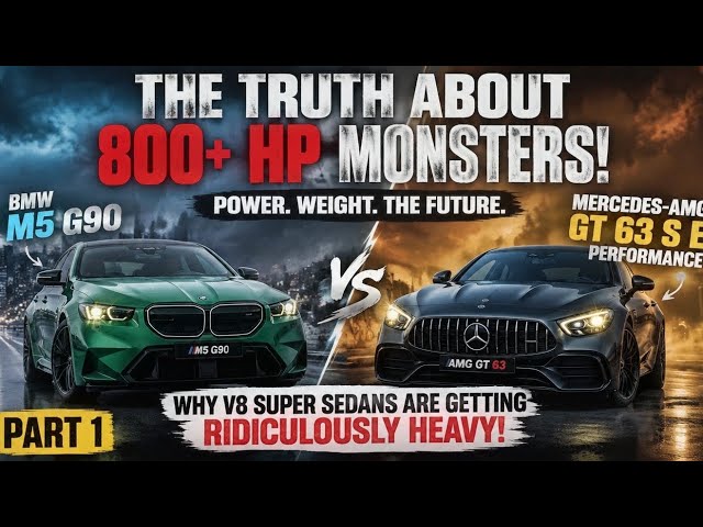 800 HP… But Why Are These Cars So Heavy? The Truth About Modern V8s | Part 1