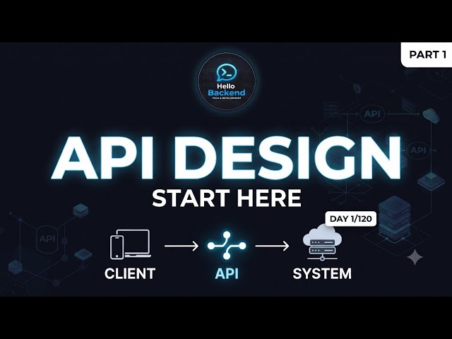 Day - 1 | API Design in System Design Interviews | Part 1