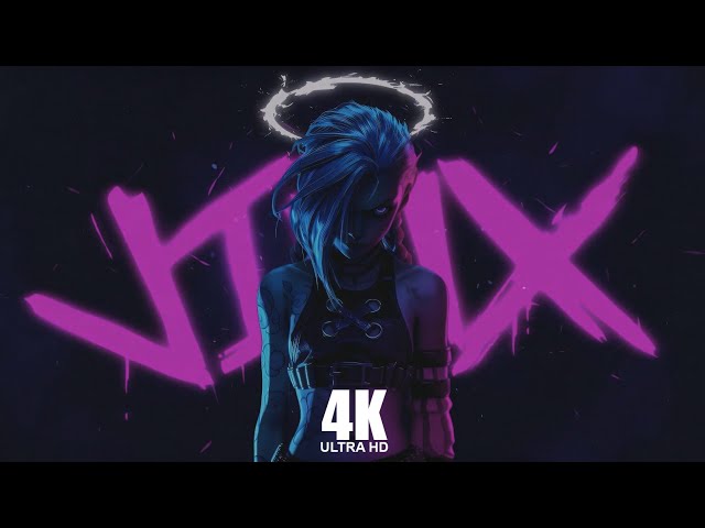 2 Hours Jinx LoL Purple Vibes 4K Resolution Your Live Wallpaper For PC #livewallpaper