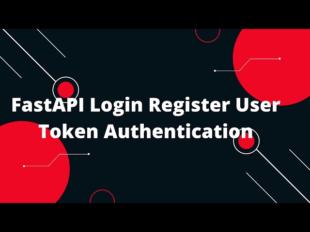 Python FastAPI Tutorial #44 🔒 Mastering User Authentication FastAPI + JWT + MySQL + Login + Register
