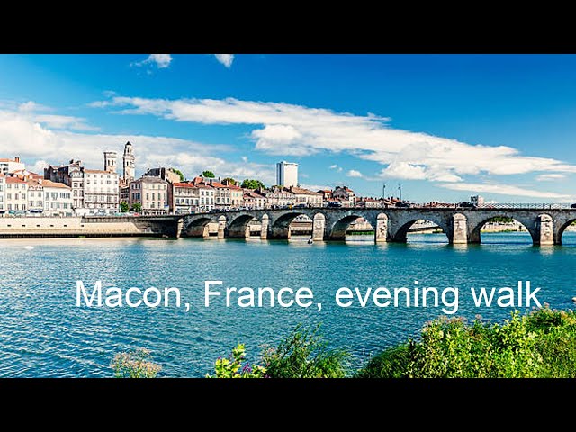 Macon, France, evening walk, 19.10.2024