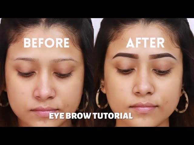 HOW I FILL MY BROWS | DETAIL EYEBROW TUTORIAL  | BARSHA PATRA #beginnersmakeupguide #eyebrowtutorial