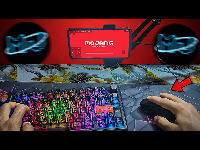 Playing Minecraft with Keyboard & Mouse! 🤯🔥