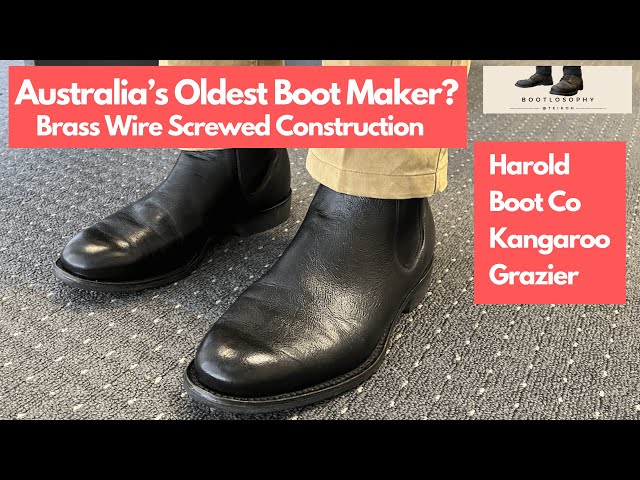 Review of the Harold Boot Company Brass Wire Screwed “Grazier” (Made in Australia)