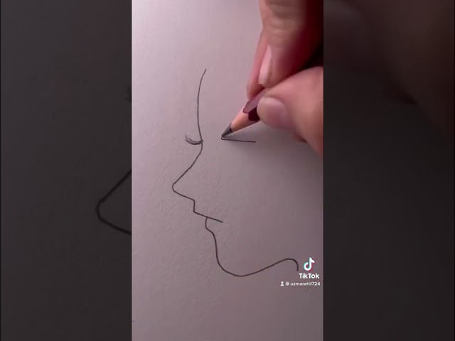 Very easy to draw side face