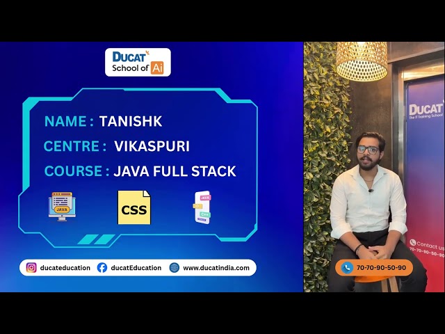 NAME : TANISHK | CENTRE : VIKASPURI | COURSE : JAVA FULL STACK