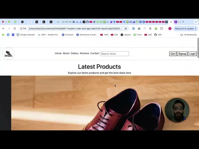 Bootstrap | Practical Website Completed | Class 21 | SMIT Modern Web Dev 18