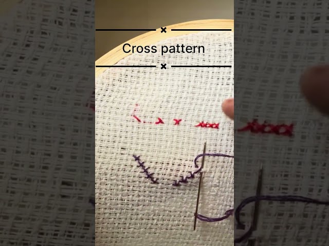 How to Do Basic Cross Stitch for Beginners 🧵 | Easy Step-by-Step Tutorial