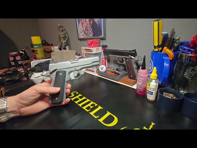 ED BROWN 9MM COMMANDER WITH SKIP LINE CHECKERING!