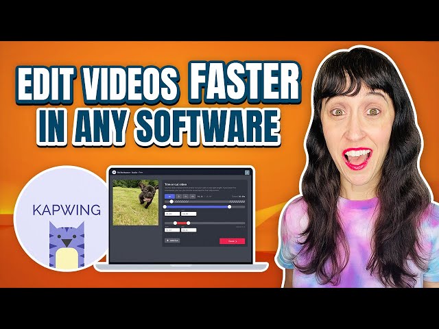 How to Edit Videos Faster in Any Software | Kapwing Smart Cut to Edit Silence