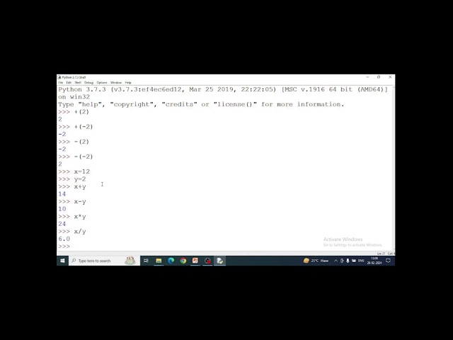 Arithmetic Operators in Python | Python Arithmetic Operators #python #pythonbasics #pythontutorial