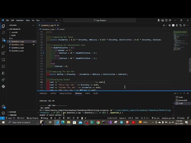 User-Input not working in Visual Studio Code? Do this! || C/C++