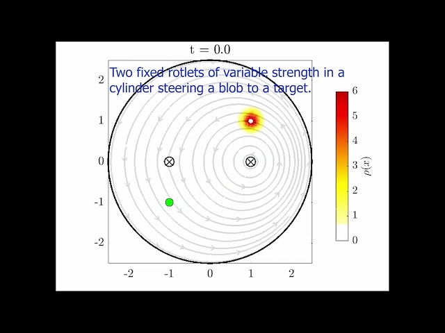 Shepherding ensembles in a microscale flow