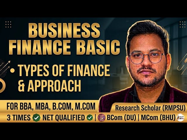 BUSINESS FINANCE BASICS // BBA MBA BCOM MCOM