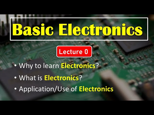 Basic Electronics | Lecture 0 | Introduction to Electronics | Diploma | For K-Scheme Check📌 COMMENT👇