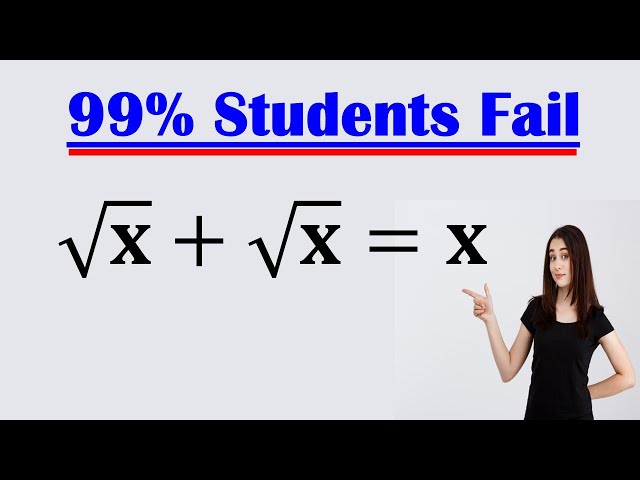 Solving a 'Harvard' University entrance exam |Find x?