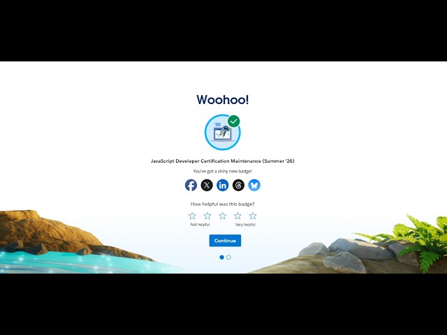 JavaScript Developer Certification Maintenance (Summer ’26) | Salesforce 2026