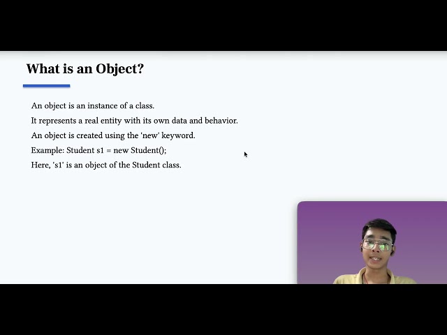 25211A05KE | OOP Presentation - 1 | Classes and Objects