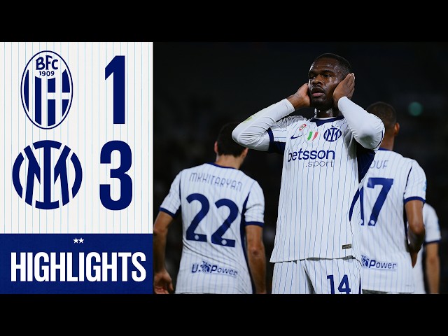 COMEBACK COMPLETE THANKS TO GOALS FROM THURAM, CARLOS AND BONNY 😎 |BOLOGNA 1-3 INTER | HIGHLIGHTS 🖤💙