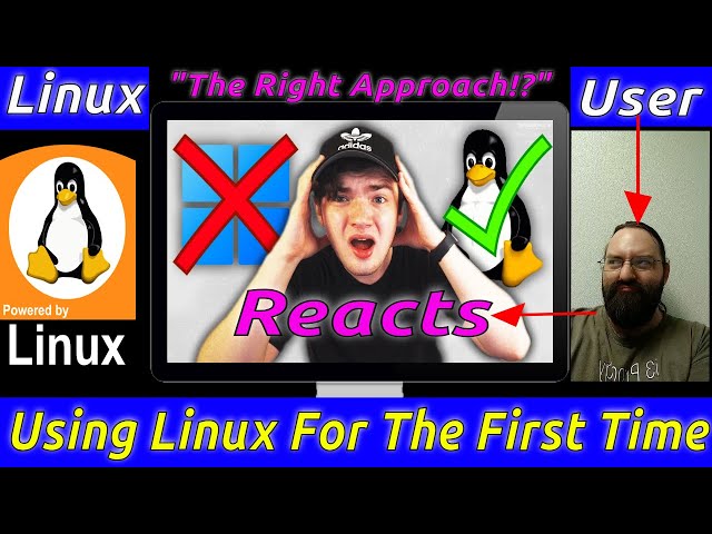 Linux User Reacts - USING LINUX FOR THE FIRST TIME