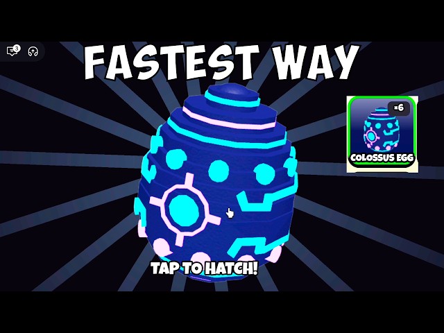 Fastest way to Get Colossus Egg in Grow A Chicken Fighter Roblox
