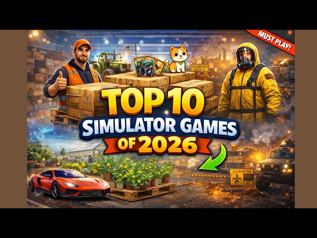 TOP 10 SIMULATOR GAMES | Best Simulators Games 2026