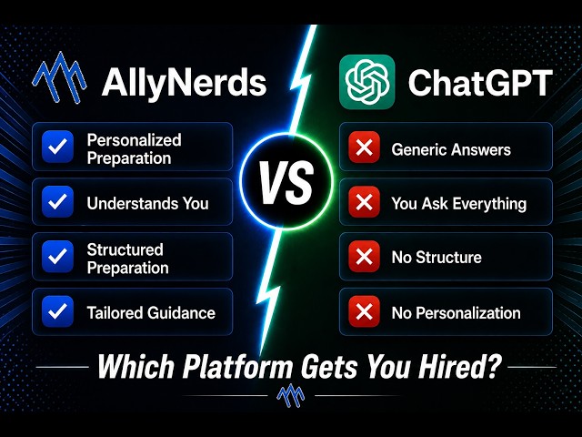 Stop Using ChatGPT Alone for Interviews  use Allynerds #allynerds #interviewprep #companyresearch