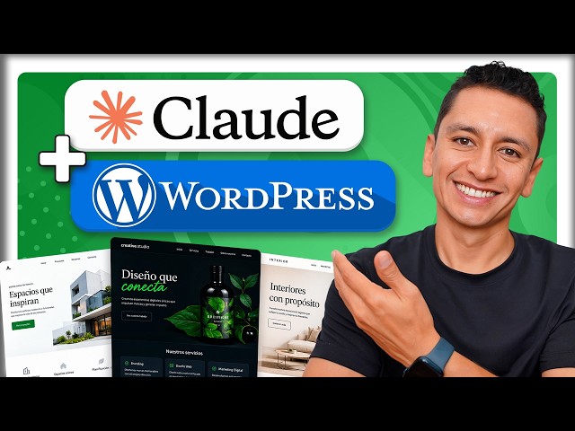 Cómo Crear Una Página Web con IA en WordPress y Claude | Desde Cero