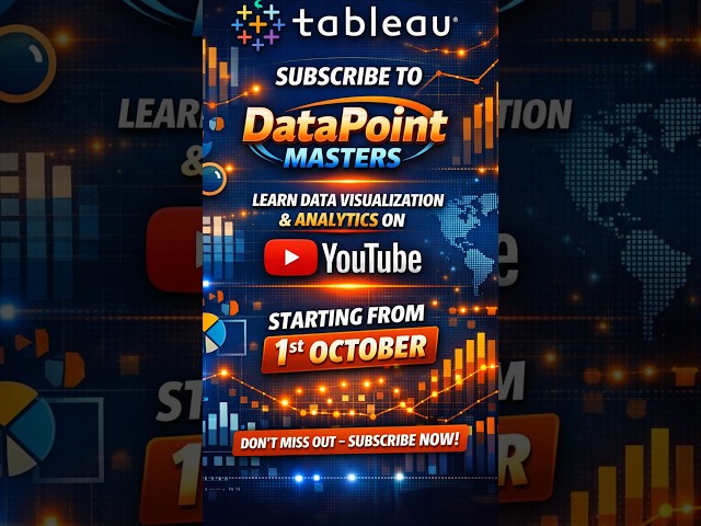 Tableau Mastery: From Raw Data to Wow Charts