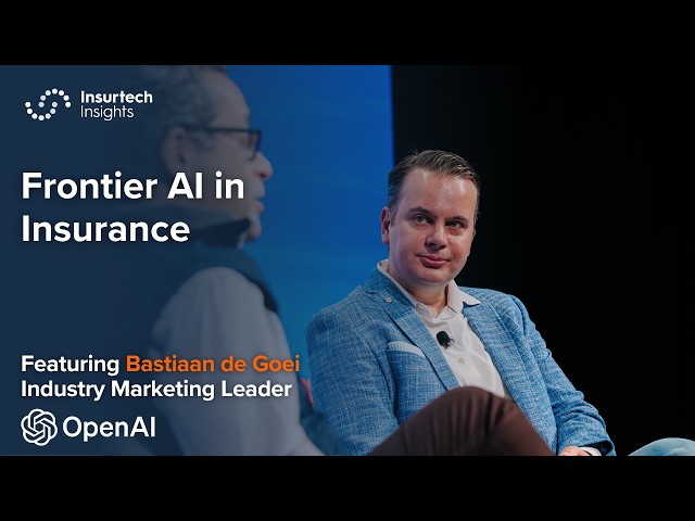 Frontier AI in Insurance ft Bastiaan de Goei, Industry Marketing Leader, OpenAI