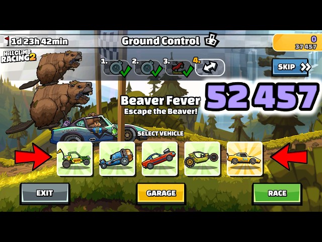 Hill Climb Racing 2 – 52457 points in GROUND CONTROL Team Event