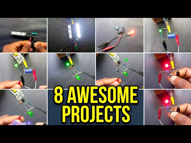 8 Creative DIY Circuits You Can Build with Simple Components #diycircuits #creativeelectronics #diy