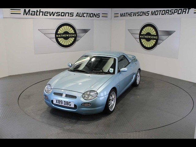 2000 MG MGF SE | Mathewsons Classic Cars | Auction: 23, 24 & 25 September 2026