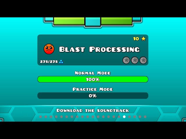 Geometry Dash(Blast Processing 100%)