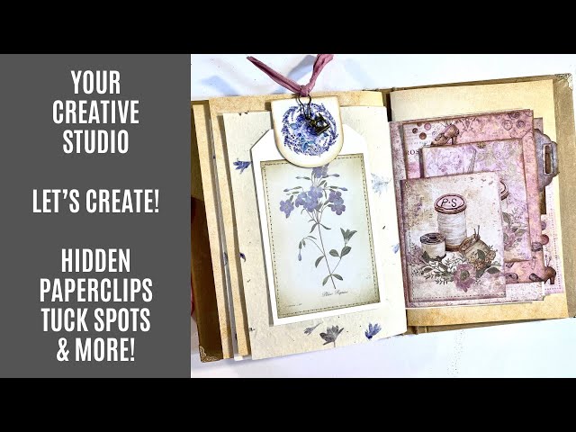 ✂️ Your Creative Studio - Let’s Use The Contents - Hidden Paper Clip, Tuck Spots & More ✂️