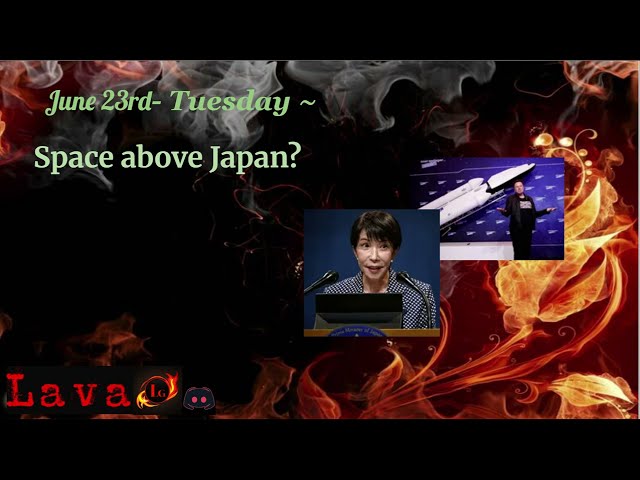 Space over Japan or Micron trouble? PMI. Bessent says... Java! 23Jun26