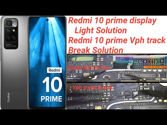 Redmi 10 Prime Lcd light Solution | Mi 10 prime Backlight Solution | Redmi 10 prime Light ways