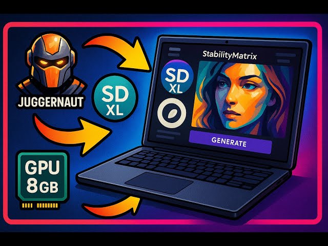 Cómo instalar StabilityMatrix (Stable Diffusion) en GPUs 8GB ✅