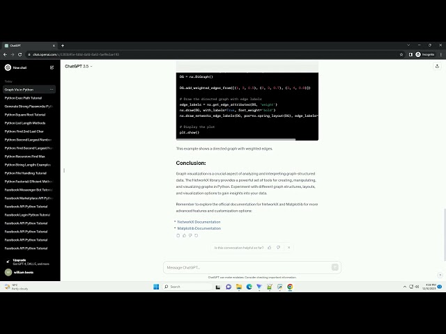 graph visualization in python