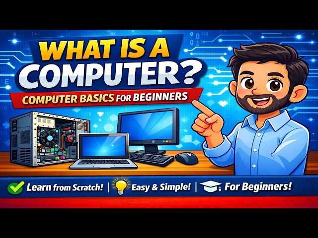 “What Is a Computer? | Basic Computer Knowledge for Beginners | Computer Basics from Scratch”