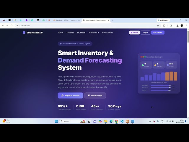 📦 Smart Inventory Management System using Machine Learning | Python AI Project | SkillProPlus