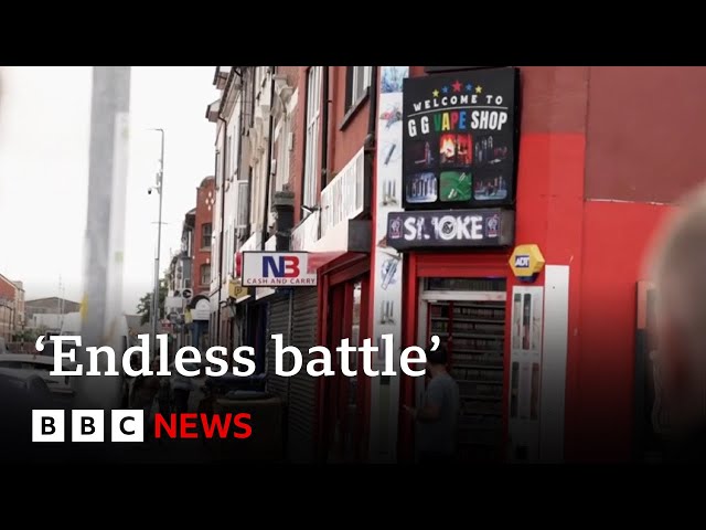 Fighting the crime gangs taking over the UK high streets | BBC News