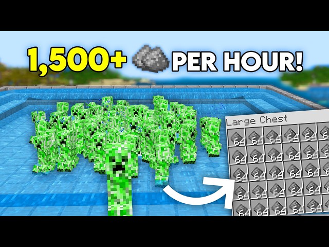 NEW BEST EVER CREEPER Farm Minecraft Bedrock 26.4 !