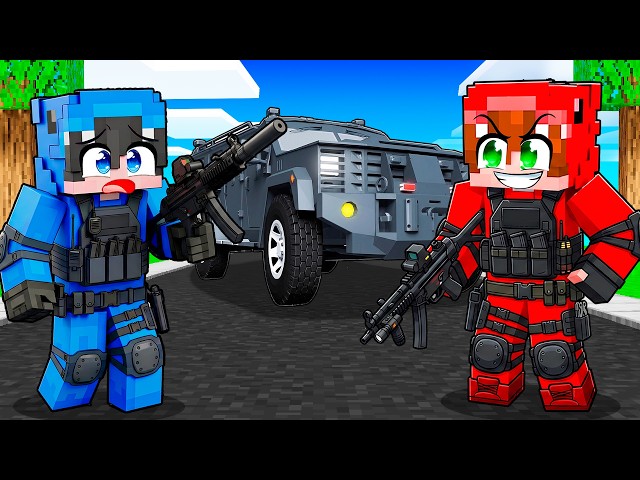 We Became SECRET POLICE in Minecraft!