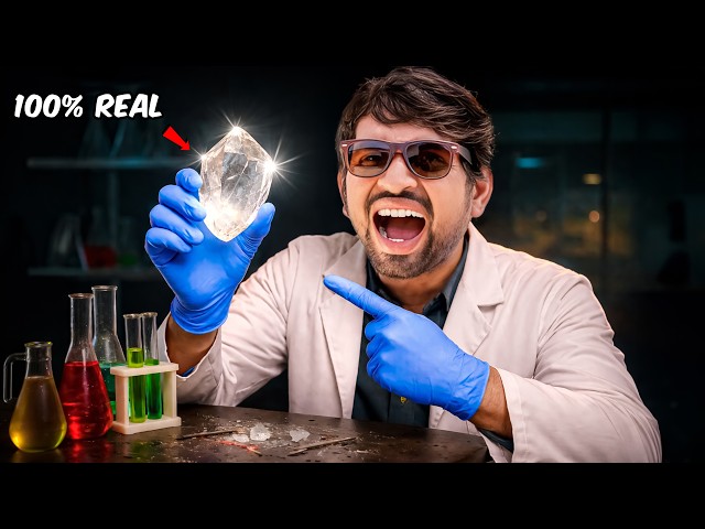 How To Make Diamonds At Home 💎 | 100% Real Experiment