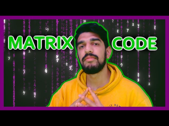 How To Make The Matrix Rain Code | Nuke Tutorial