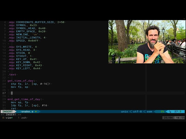 Building Snake in arm64 Assembly on macOS – Part 4 (Easter Special)